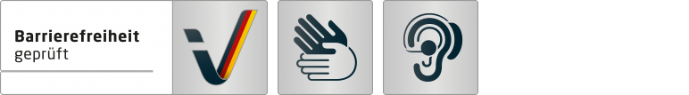 Icons: Accessibility verified – people with hearing impairments and deaf people